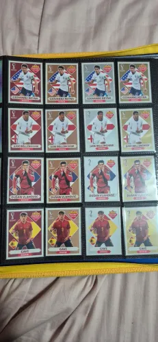 Coleção 80 Figurinhas Extras Copa 2022