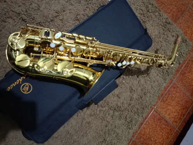 Sax Alto Cadence. Comprado na Sax Shop. Indicação do Professor Lander. Fazia Aula com ele
