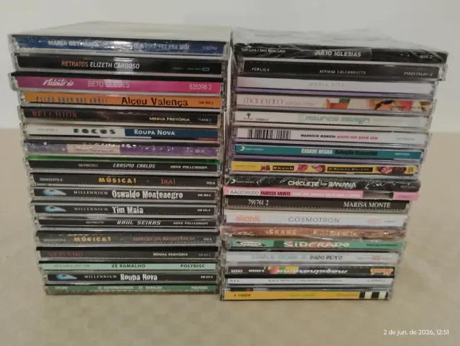3 CDs nacionais usados