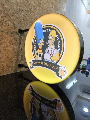 PLACA LUMINOSA PIRULITO PERSONALIZADA 
