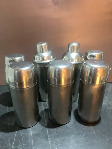 7 Coqueteleiras Aço Inox 