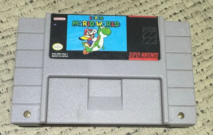 Super Mario World Original para Super Nintendo (SNES) 