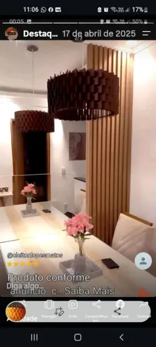 Luminária pendente elegante