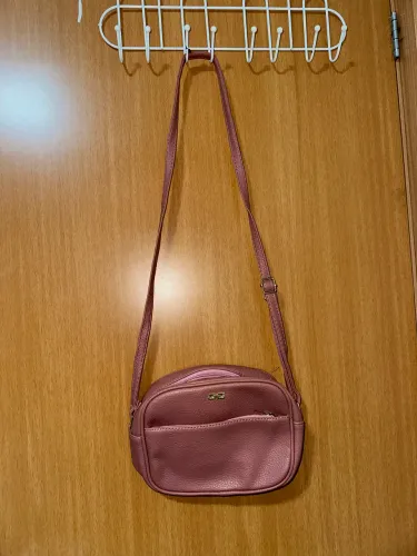 Bolsa rosa queimada 
