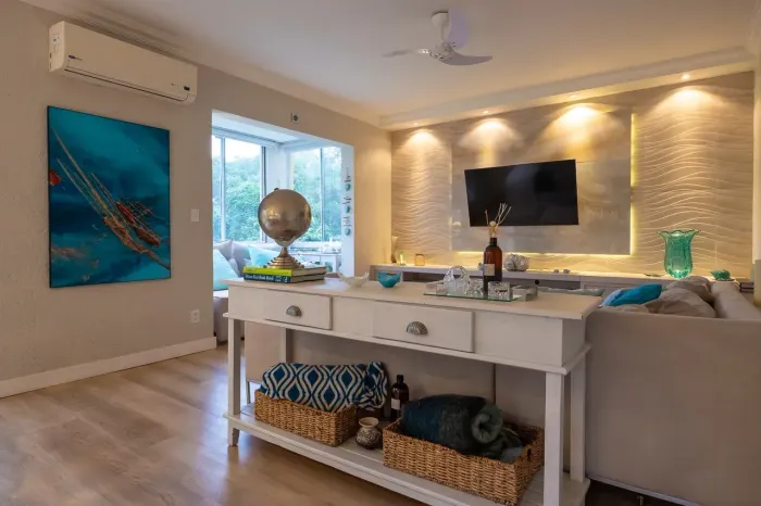 Apartamento 3 quartos mobiliado na Lagoa da Conceição