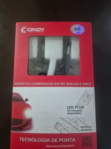 Lâmpada Automotiva Super Led Cinoy Plus 6500k 6000l 12/24v