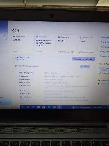 Ultrabook Samsung Intel i3 4GB Ram SSD 120GB
