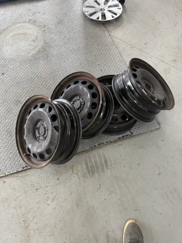 4 Rodas De Aço - Aro 16 - Original Volkswagen 