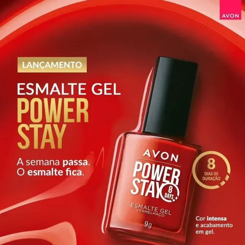 Esmalte Power vermelhaco Avon