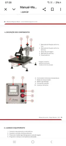 Vendo prensa térmica sublimática. Oportunidade de iniciar seu negócio próprio!