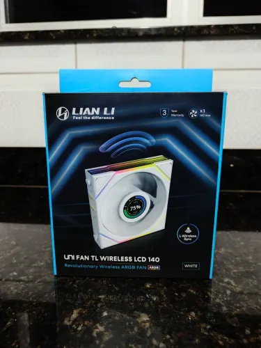 Uni Fan Lian Li TL-LCD Wireless - 140mm - Branco