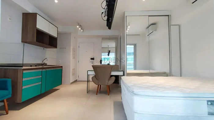 Studio para locação, 1 dormitório, 34 m², 1 vaga, Condomínio London, Rua da Consolação, Co