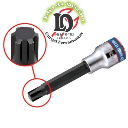 Chave Soquete Perfil Ribe M10 - 1/2" - King Tony
