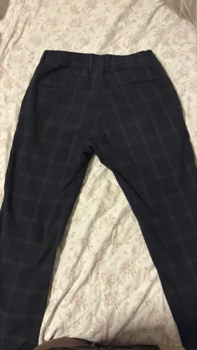 Calças Zara Masculina - Tam S (36) - Cinza xadrez e Azul Xadrez