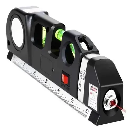 1Nível a Laser 3 em 1 Profissional com Trena Integrada | Alinhamento Preciso