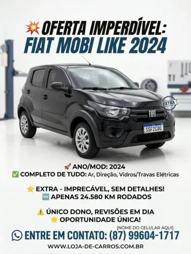 Fiat Mobi Like 1.0 Fire Flex 5P. 2024