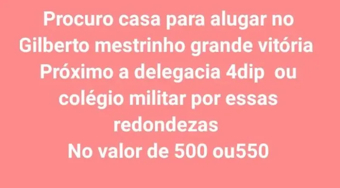 Procuro casa até de 500 até 600