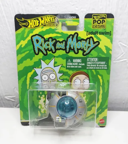 Hot Wheels Premium Pop Culture - Rick's Ship / Bateau - Rick and Morty
