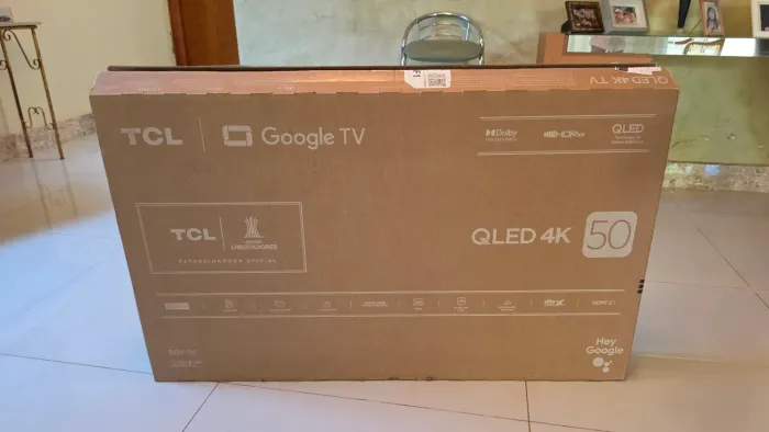Caixa Nova TV TCL 50 Polegadas 