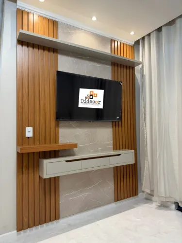 Painel ripado pra tv 70 polegadas