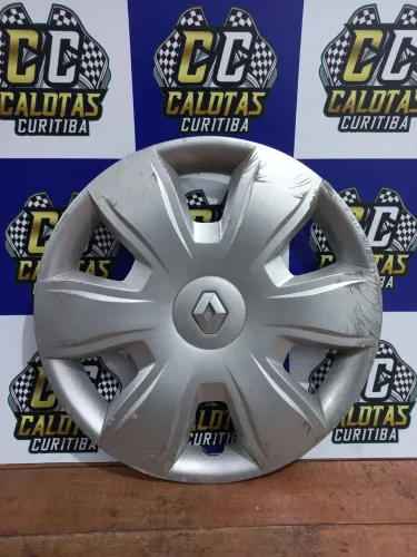 Calota Renault Scenic Sandero e logan aro 15 original usada. R$35,00 a calota