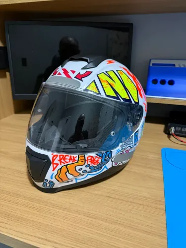 Capacete Norisk FF802 Razor Vibes White Branco Tamanho 62 | Pouquíssimo Uso