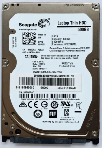 Disco Rígido Interno Seagate 500gb St500lt012 Prateado (Usado)