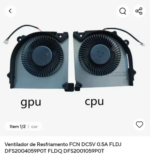 Ventilador de resfriamento