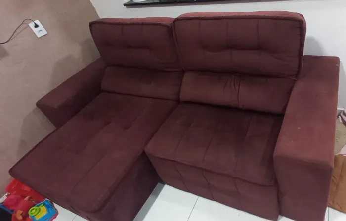 Sofa retrátil 3 lugares