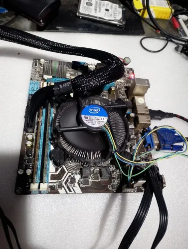 Placa mãe H55kel + processador i3 + memória