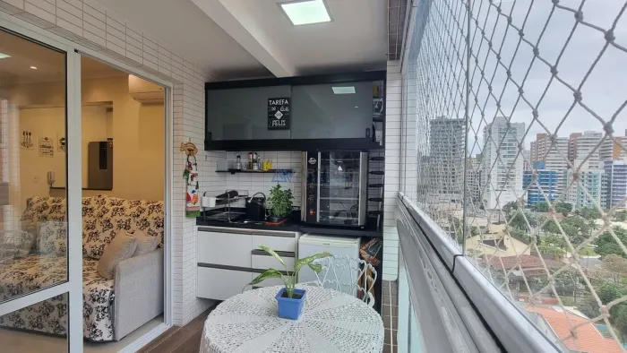 Apartamento à venda em Praia Grande, Canto do Forte com 2 quartos, 2 suítes, 79m