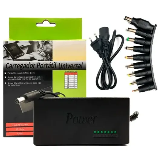 Fonte Notebook Carregador Notebook Universal 9 Pinos Fonte Laptop Varios modelos My 120w