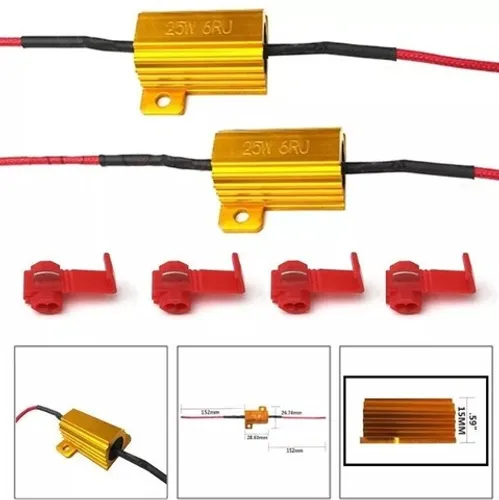Resistor Canceller 25W 6RJ Livre Erros (unidade) - Tira erro painel led