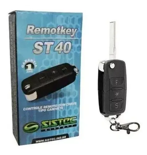 Alarme Automotivo Sistec Chave Canivete ST40