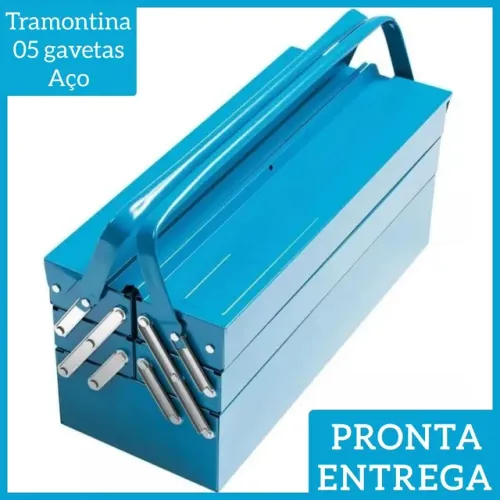 CAIXA FERRAMENTAS TRAMONTINA 05 GAVETAS