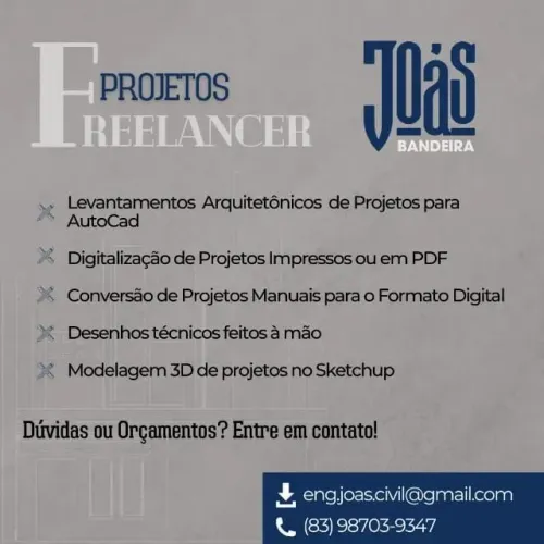 Desenhista CAD - Projetos em AutoCAD 