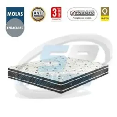 Colchão de Molas Ensacadas Casal 28cm - Tecnologia e Sofisticação