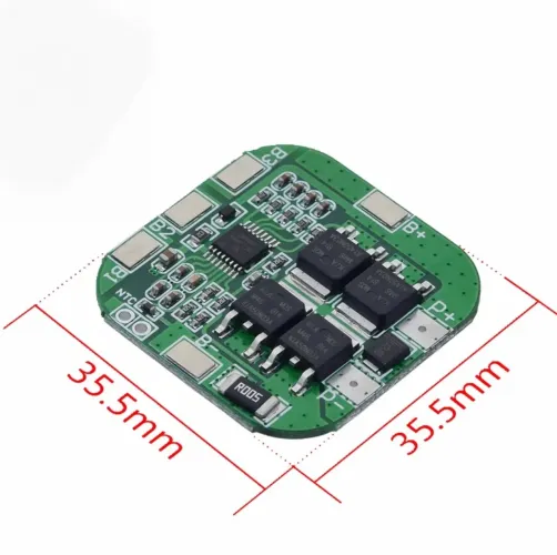 Placa de proteção/carregamento BMS 4s 20a 14.8v 16.8v Li-ion 18650 cel