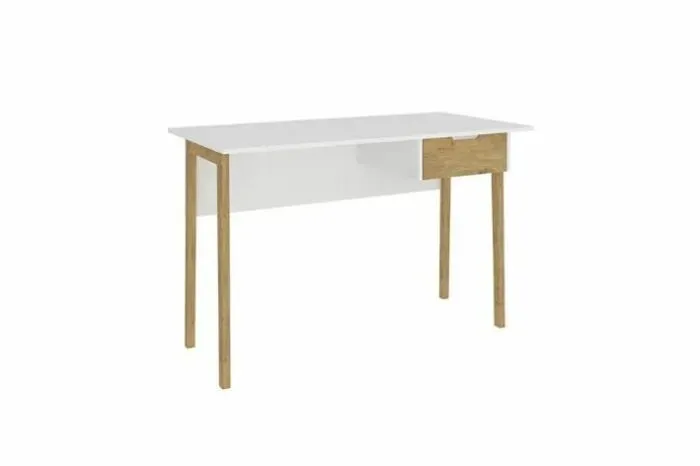 Escrivaninha 120cm Branco Frete Grátis - Até 12x S/ Juros 