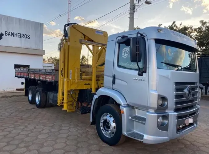 Caminhão Vw 24.250 Munck 45 TON