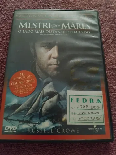 DVD filme Mestre dos Mares