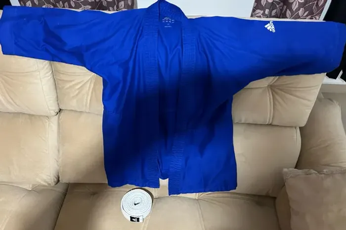 Kimono de Judô Adidas Infantil Azul
