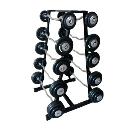Barra Montada Injetada W Par de 12 kg a 20 kg + Suporte