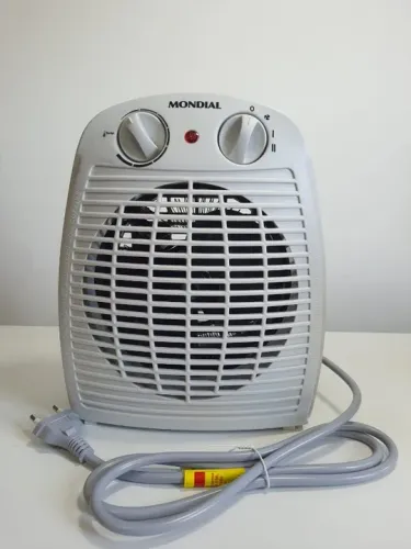 Aquecedor de Ar Mondial, 110V, Cinza, 1500W