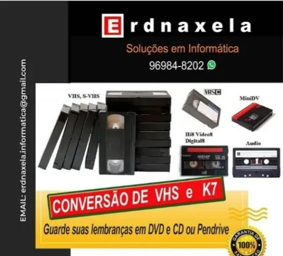 Conversão de Vhs para Mp4 ou DVD