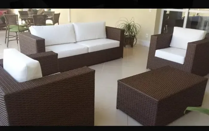 Conjunto de sofá em fibra, Mega Oferta!!!