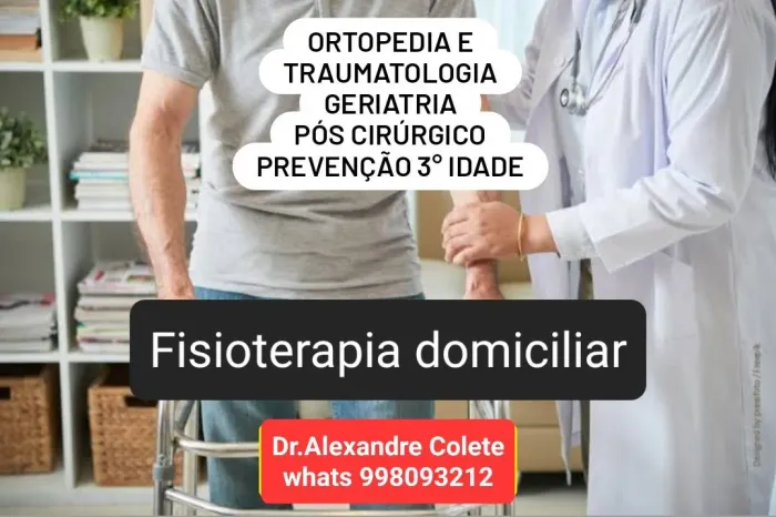 Atendimento de fisioterapia domiciliar