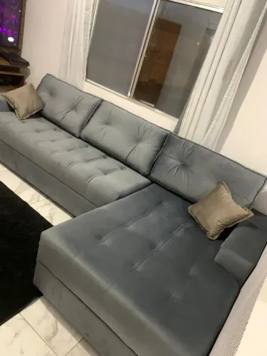 Sofá de Canto Cinza - Conforto e Estilo para sua Sala