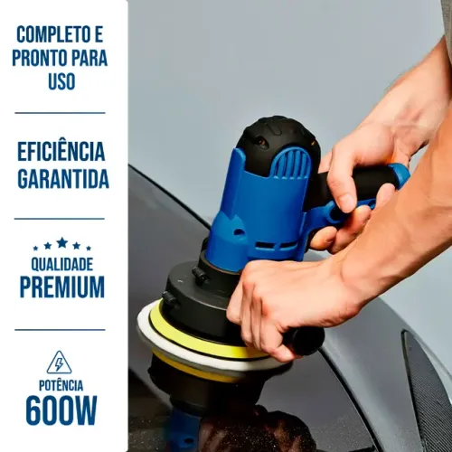 Politriz Lixadeira Automotiva Profissional 5 Polegadas 600w - Holtter Ferramentas
