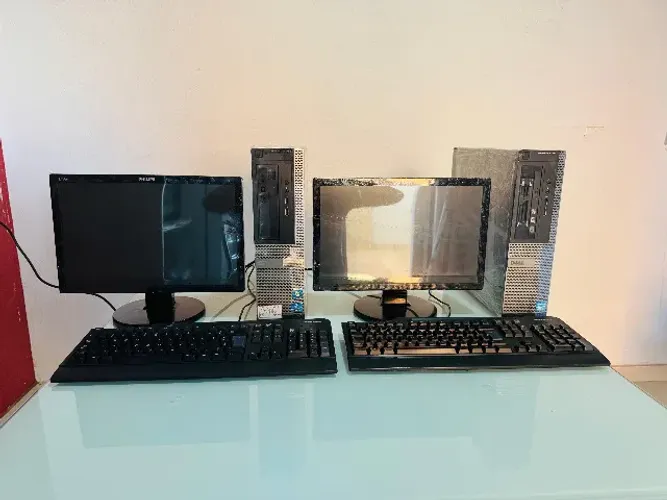 Computador Completo Dell barato, rapido, core i3, 8gb, ssd 120gb, monitor 16,17, wifi, som